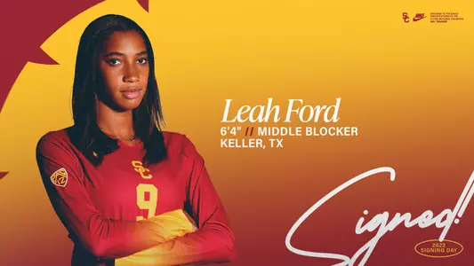 Leah Ford signing day graphic