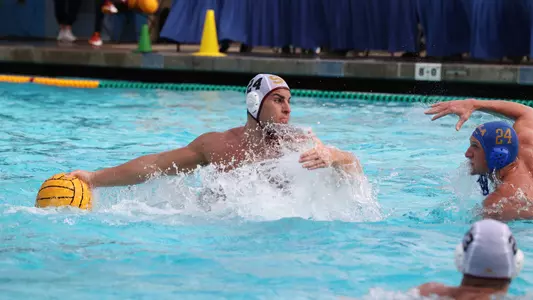Massimo Di Martire looks to shoot in a game at UCLA