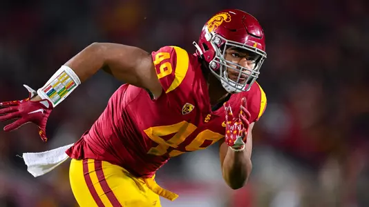The No. 8 USC Trojans defeat the Colorado Buffaloes 55-17 on Friday, November 11, 2022 in Los Angeles, Calif. (John McGillen / USC Athletics)