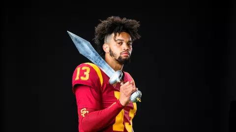 Caleb Williams - USC Trojans Football Photo Day