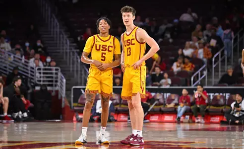 Ellis and Peterson at center court
