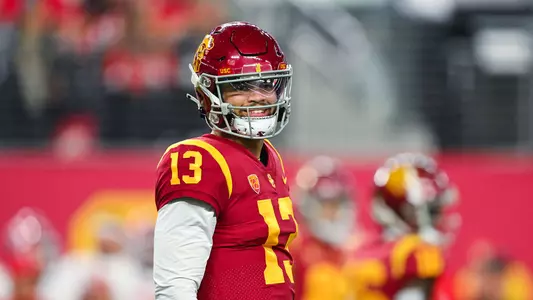 USC Trojans Football quarterback Caleb Williams at Pac-12 Championship Game