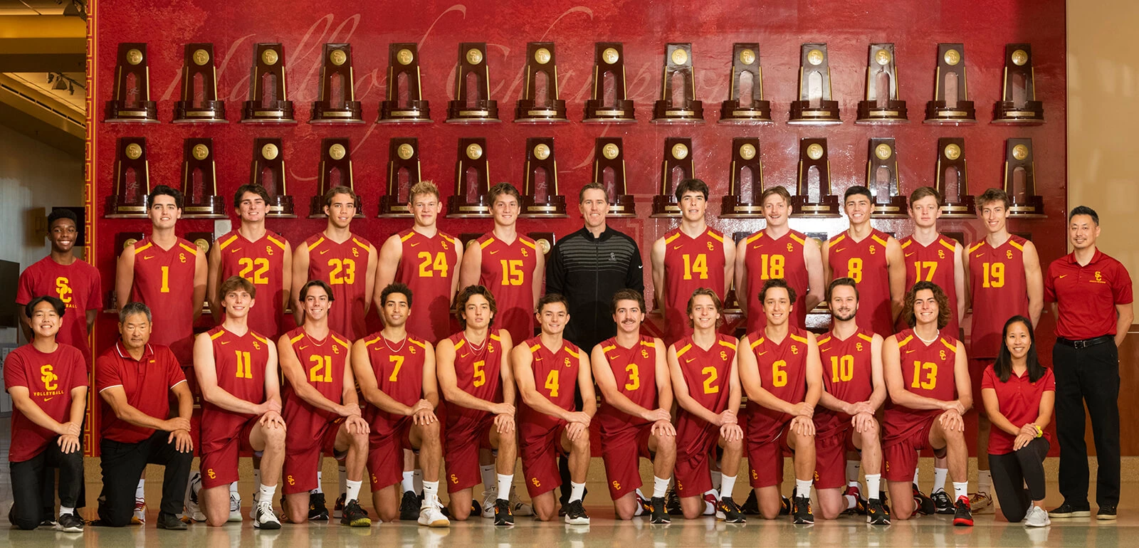 2022 USC Trojans Men's Volleyball Team Photo