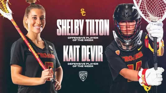 Shelby Tilton and Kait Devir Pac-12 Players of the Week