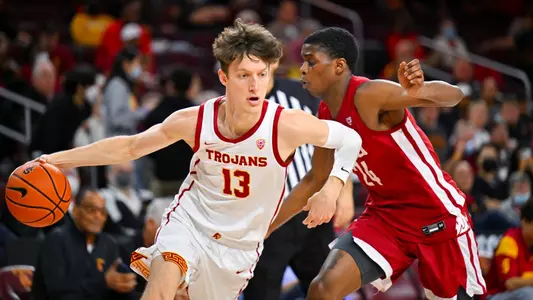 Drew Peterson drives against WSU