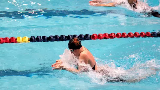 Kaitlyn Dobler - 100y breaststroke pac-12 title winning race