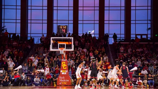 USC Trojans Basketball game at Galen Center