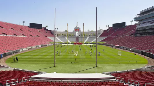 USC Lacrosse vs. SDSU at the LA Memorial Coliseum