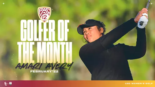 Amari Avery Golfer of the Month Feb22