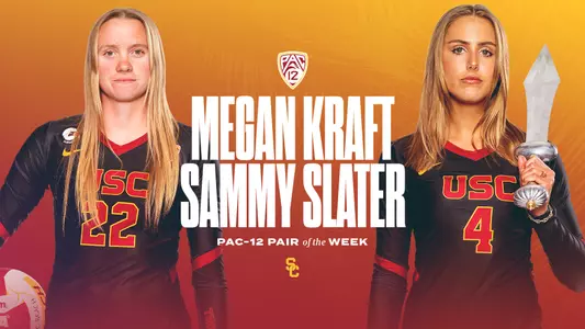 Megan Kraft and Sammy Slater Pac-12 Pair of the Week