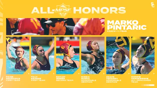 2022 All-MPSF Women's Water Polo award winners