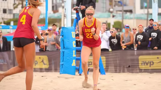 Megan Kraft celebrates