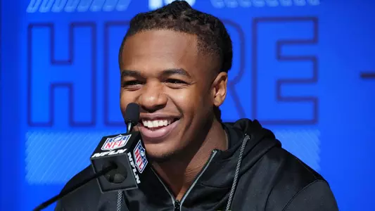 USC Trojans Football running back Keaontay Ingram at the NFL Scouting Combine