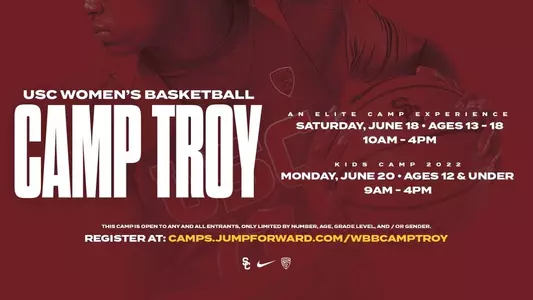 USC women's basketball Camp Troy 2022