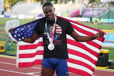 Rai Benjamin at 2022 World Championships