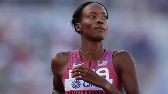 Dalilah Muhammad at 2022 Worlds