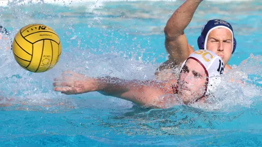Max Miller lets loose a backhand shot vs. Navy