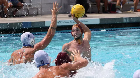 Marcus Longton  fires a shot vs. UCLA at the Triton Invitational