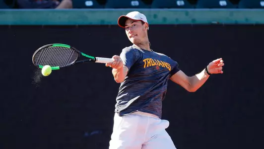 Wojtek Marek Clinches USC's tennis match against UC Irvine