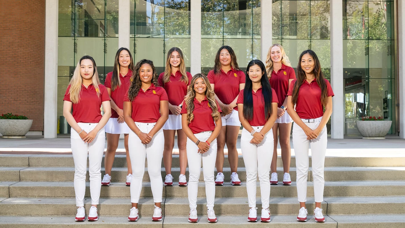 2023-24 USC Trojans Women's Golf Team Photo