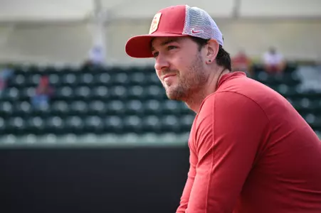 USC men's tennis competes at the SoCal Intercollegiate Championships on Friday, Oct. 27, 2023, in Los Angeles, Calif. (Tomoki Chien / USC Athletics)