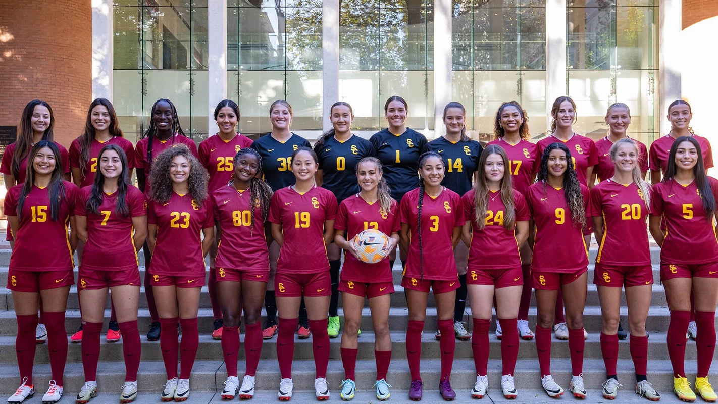2023 USC Trojans Women's Soccer Team Photo