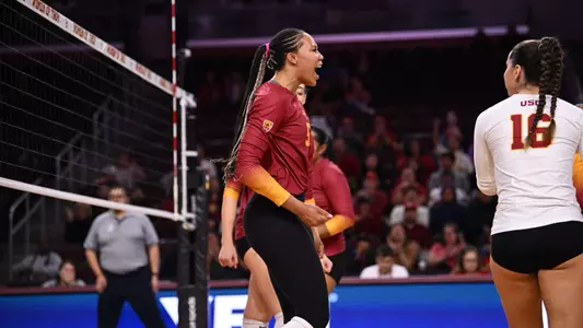 Skylar Fields celebrates