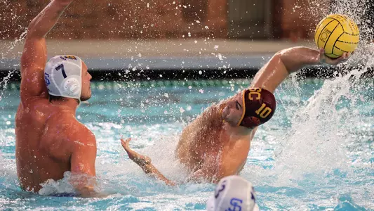 Massimo Di Martire shoots vs. San Jose State in the 2023 NCAA Quarterfinals