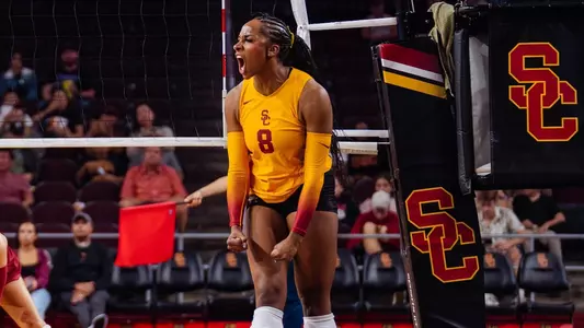 Kalyah Williams celebrates