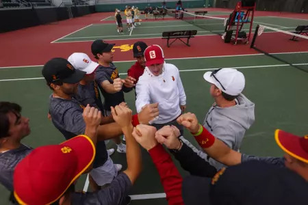 USC men's tennis group photo
