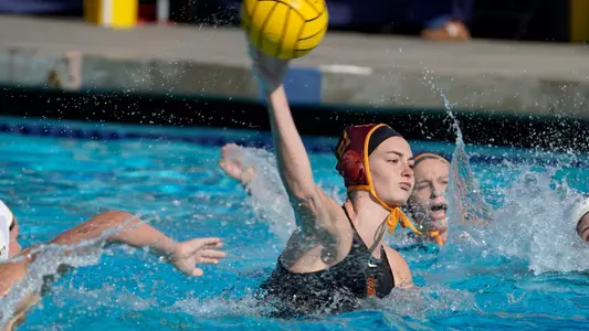 Honnie Vandeweghe-O'Shea scores one of her three goals vs. Concordia at the Triton Invite.