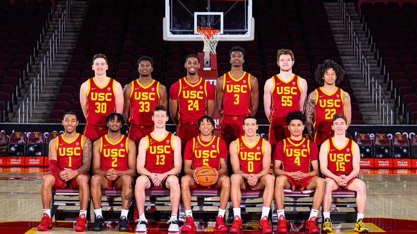 2022-23 USC Trojans Men's Basketball Team Photo
