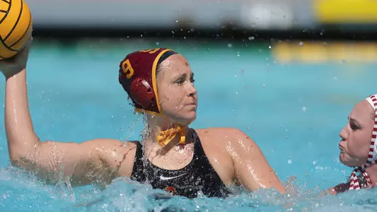 Hannah Meyer takes aim in a USC home victory over Indiana