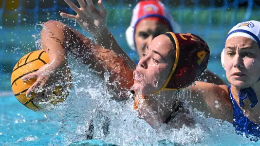 Mireia Guiral rips a backhand goal vs. San Jose State