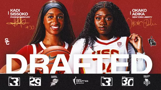 Kadi Sissoko and Okako Adika -- 2023 WNBA draftees
