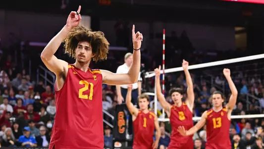 Kevin Kobrine celebrates point