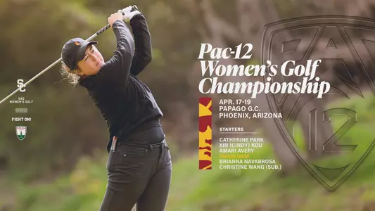 2022-23 Pac-12 Women's Golf Championship Graphic