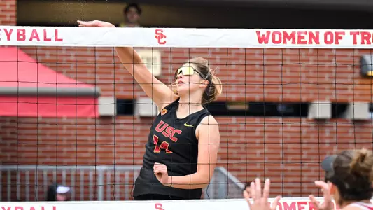 Bailey Showalter attacks the ball
