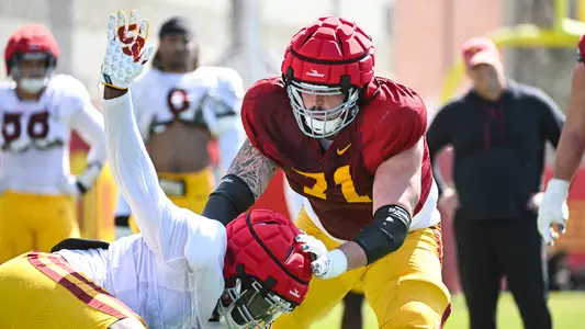 Michael Tarquin - USC Trojans Spring Football