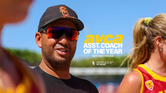 Beach volleyball assistant coach of the year Gustavo Rocha