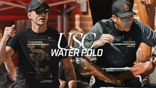 USC Men's Head Coach Marko Pintaric, USC Women's Head Coach Casey Moon