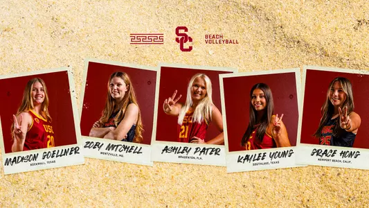 2023-24 USC beach volleyball freshman announcement