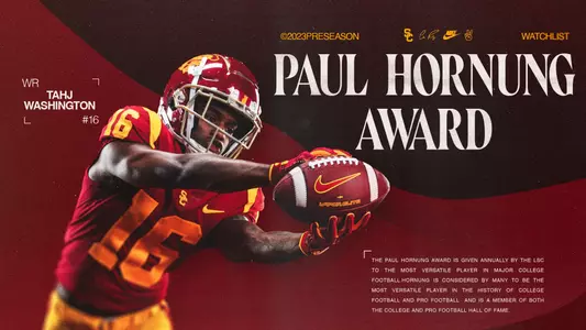 Tahj Washington Paul Hornung Award