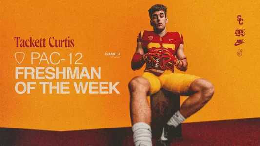Tackett Curtis Pac-12 Freshman of the Week