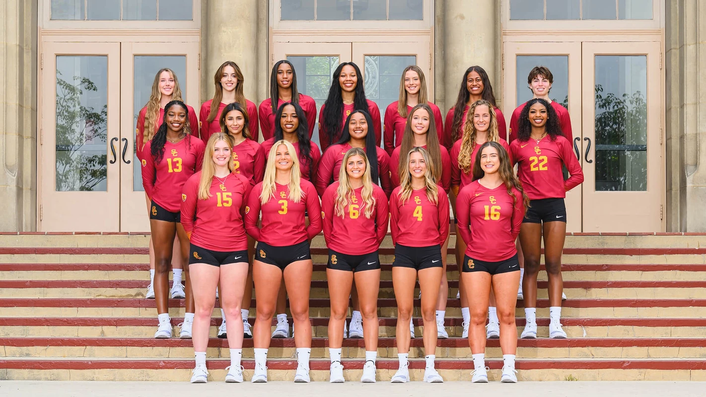 2023 USC Trojans Women's Volleyball Team Photo
