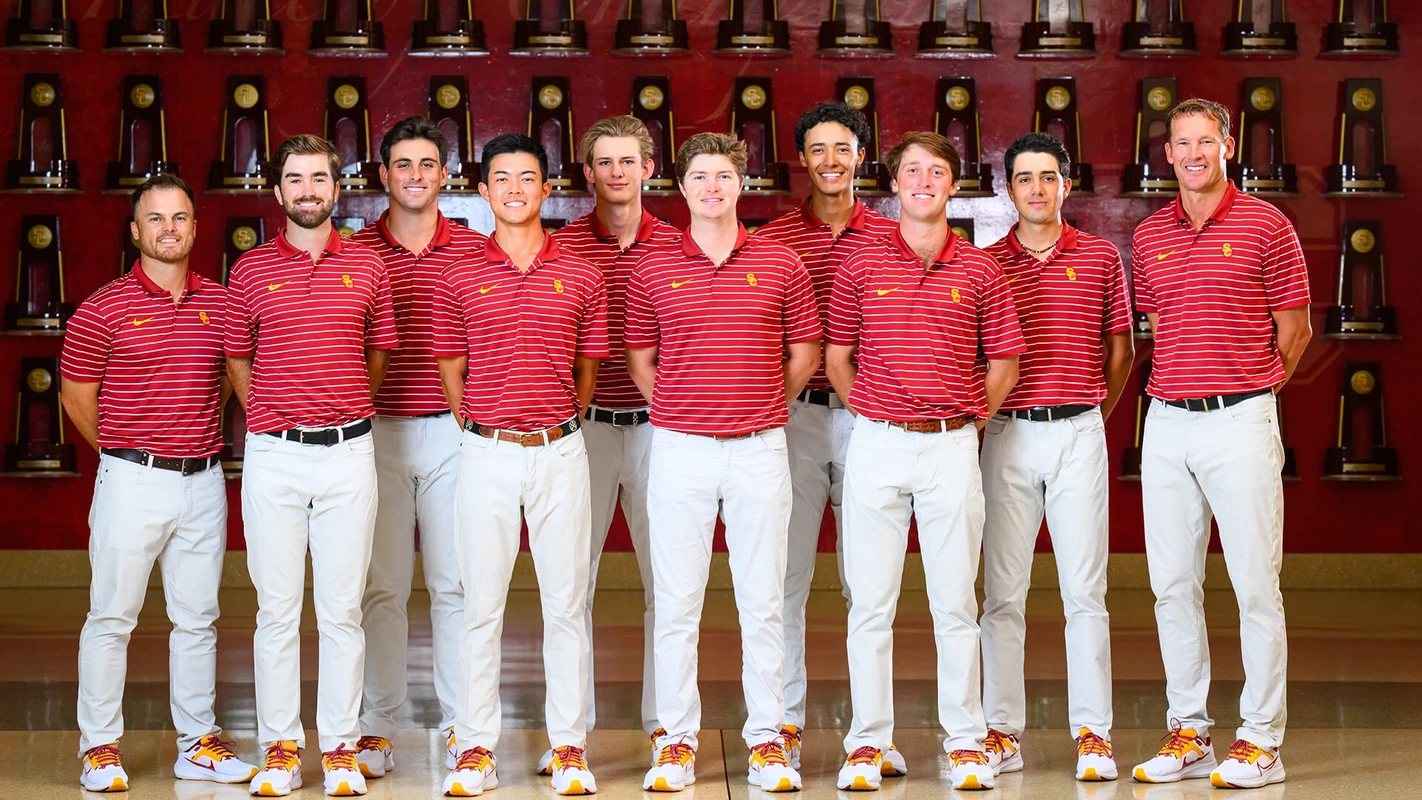 2023 USC Trojans Men's Golf Team Photo