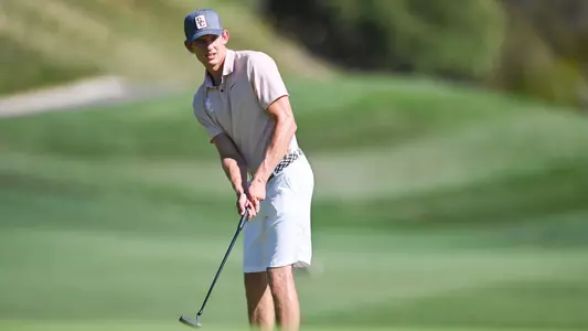 USC men's golf plays at the Trump National on Friday, Oct. 7, in Los Angeles, Calif. (Tomoki Chien / USC Athletics)