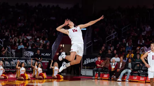 Jack Deuchar serves the ball