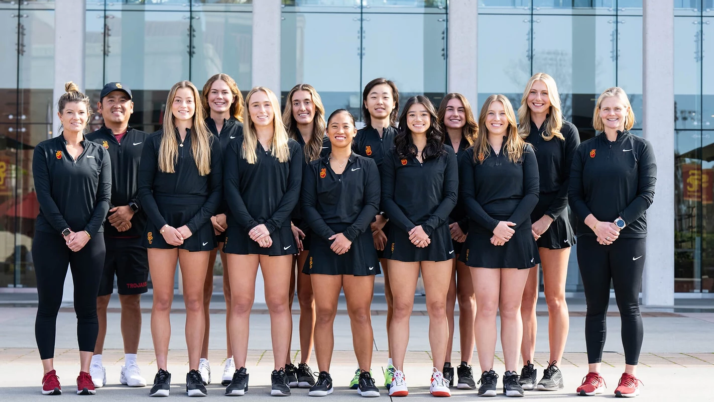 2024 USC Trojans Women's Tennis Team Photo