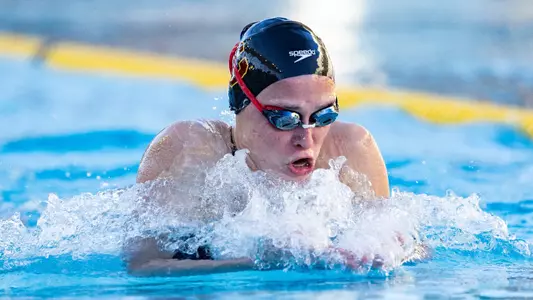 USC Swim and Dive defeats Utah and UC San Diego on January 12, 2024 at Uytengsu Aquatics Center in Los Angeles California. (Drake Lee/USC Athletics)